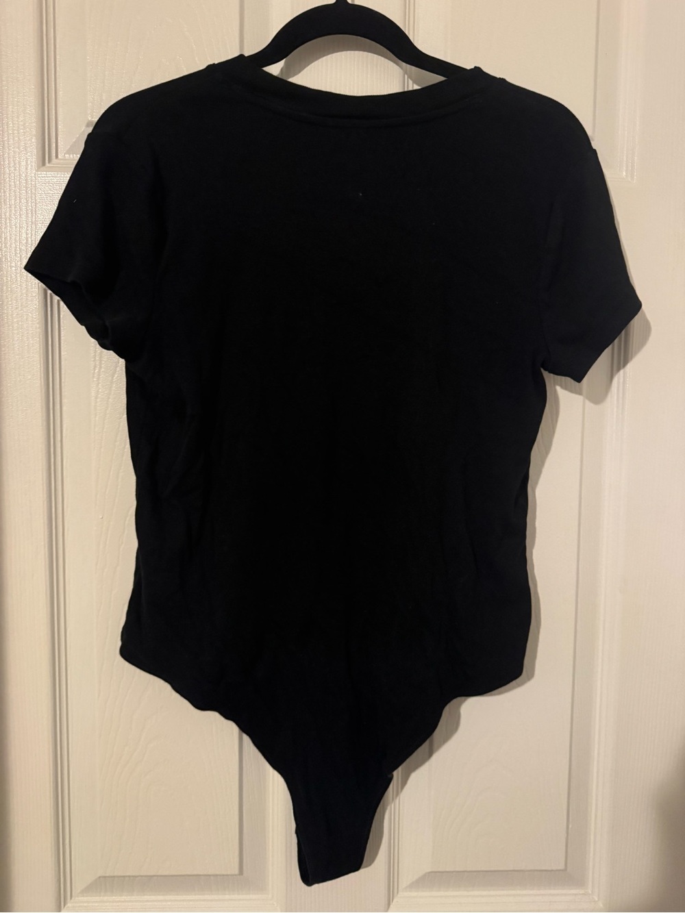 A New Day Black Short Sleeve Bodysuit